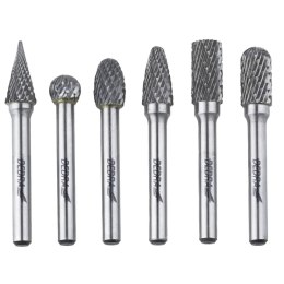FREZY TRZPIENIOWE DO METALU 6MM 6 SZT