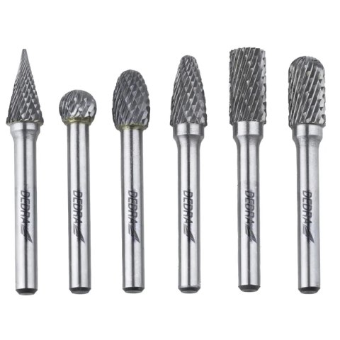 FREZY TRZPIENIOWE DO METALU 6MM 6 SZT