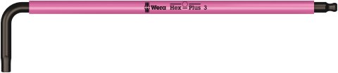 KLUCZ TRZPIENIOWY SZEŚCIOKĄTNY DŁUGI Z KULKĄ HEX PLUS 3.0MM