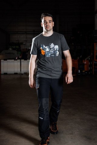 T-SHIRT Z NADRUKIEM WARSZTAT ROZMIAR XL