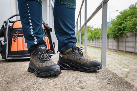 PÓŁBUTY ROBOCZE S1 SR FO STALOWY PODNOSEK ROZMIAR 41