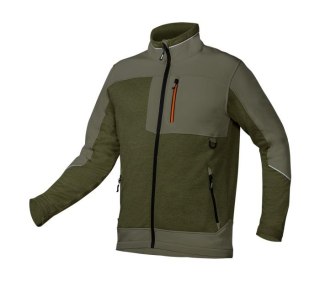 BLUZA SOFTSHELL OUTDOOR ZIELONA ROZMIAR XXXL