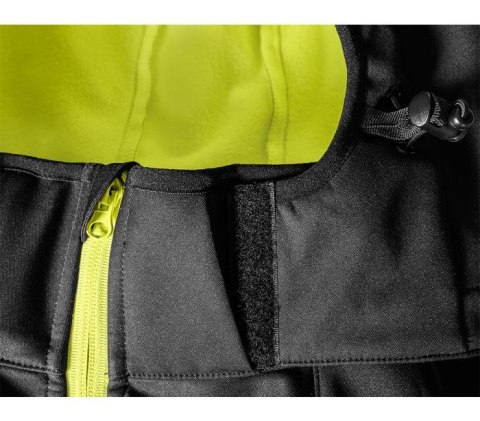 KURTKA MIX&MATCH SOFTSHELL CZARNO-ŻÓŁTA ROZMIAR S