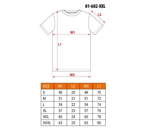 T-SHIRT Z NADRUKIEM MECHANIK ROZMIAR L