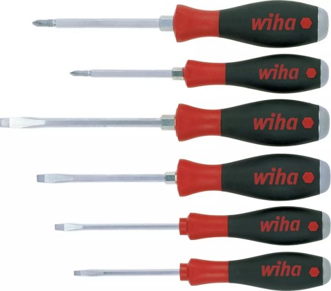 ZESTAW WKRĘTAKÓW SOFTFINISH PŁASKI 6 CZĘŚCI