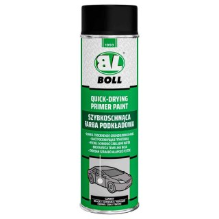 FARBA PODKŁADOWA SZYBKOSCHNĄCA BOLL CZARNA SPRAY 500ML.