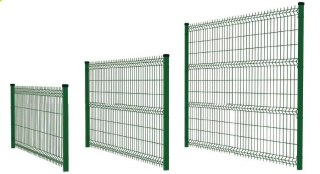 PANEL OGRODZENIOWY 2500*1530MM 3W/H*5MM CZARNY 9005