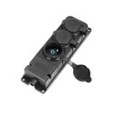 ROZDZIELACZ LISTWA IP44, GUMA 3*2P+Z