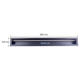 KRATKA KOMINKOWA LUFT 100*800MM
