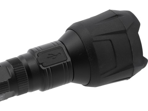 LATARKA AKUMULATOROWA 1000LM, OGUMOWANA, USB-C