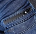 SPODNIE ROBOCZE DENIM WZMOCNIENIA CORDURA, GRANATOWE, ROZ. S