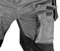SPODNIE ROBOCZE DENIM WZMOCNIENIA CORDURA, SZARE, ROZ. S