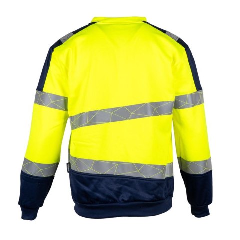 BLUZA ROBOCZA OSTRZEGAWCZA ŻÓŁTO-GRANATOWA ROZMIAR M