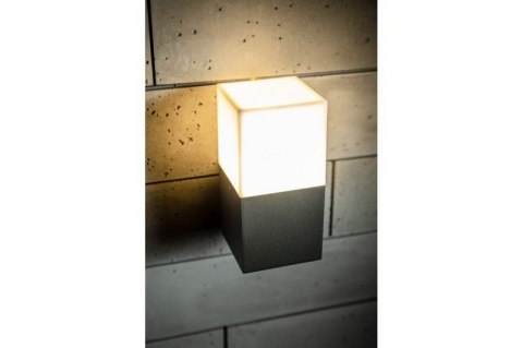 LAMPA OGRODOWA LARGO-AU,KINKIET PROSTY GÓRNY, GRAFIT