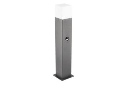 LAMPA OGRODOWA LARGO-P PIR SŁUPEK GRAFIT