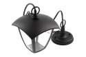 LAMPA OGRODOWA WISZĄCA MARINA-H, CZARNA