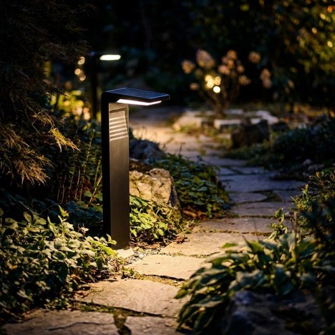 LAMPA SOLARNA SŁUPEK WBIJANY HORIUS 4000K