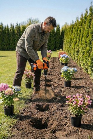 ŚWIDER DO GLEBY 80*600MM, 3/8 HEX NA WKRĘTARKĘ