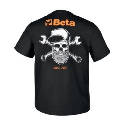 T-SHIRT BAWEŁNIANY NADRUK NOWOCZESNY ROZMIAR XS