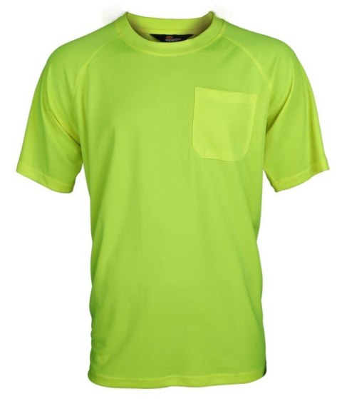 T-SHIRT FLUORESENCYJNY PRZEWIEWNY ŻÓŁTY ROZMIAR L