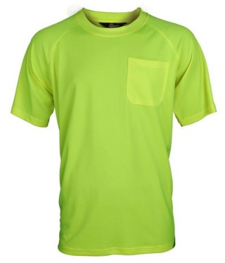 T-SHIRT FLUORESENCYJNY PRZEWIEWNY ŻÓŁTY ROZMIAR XXL