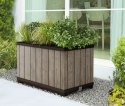 DONICA PROSTOKĄTNA KETER PLANTER DECOCOAT ASHWOOD