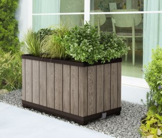 DONICA PROSTOKĄTNA KETER PLANTER DECOCOAT ASHWOOD
