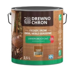 LAKIEROBEJCA ZEWNĘTRZNA 2W1 ORZECH JASNY 2.5L