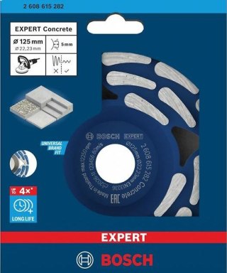 TARCZA DIAMENTOWA GARNKOWA EXPERT CONCRETE 125MM