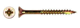 WKRĘT DO DREWNA OCYNK ŻÓŁTY NIEPEŁNY GWINT 6.0*200MM PZ3