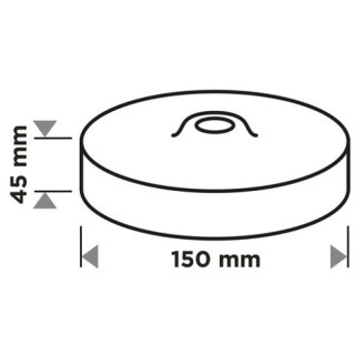 GĄBKA POLERSKA Z TARCZĄ 125MM M14