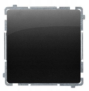 SIMON BASIC ŁĄCZNIK POJEDYNCZY JEDNOBIEGUNOWY P/T CZARNY MAT