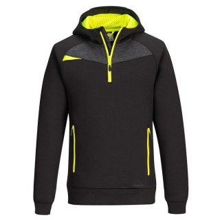 BLUZA Z ZAMKIEM 1/4 DX4 CZARNA ROZMIAR XXL