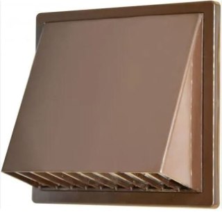 KRATKA WENTYLACYJNA/WYLOT Z OKAPEM 170*170,FI 80-150, BRĄZ