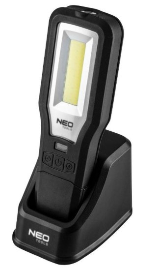 LAMPA WARSZTATOWA 550LM COB LED + BAZA + ŁADOWARKA