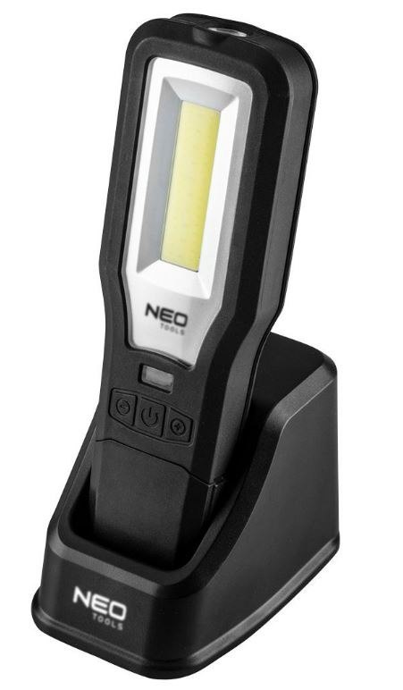 LAMPA WARSZTATOWA 550LM COB LED + BAZA + ŁADOWARKA