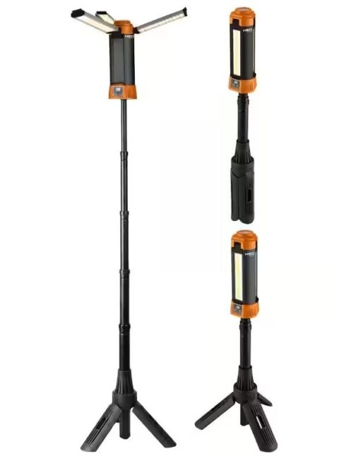 LAMPA WARSZTATOWA AKU. ZE STATYWEM 3000LM 6000MAH USB-C
