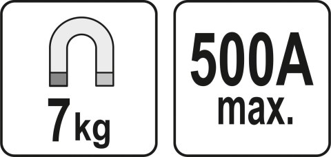 ZACISK SPAWALNICZY UZIEMIAJĄCY 7KG 500A